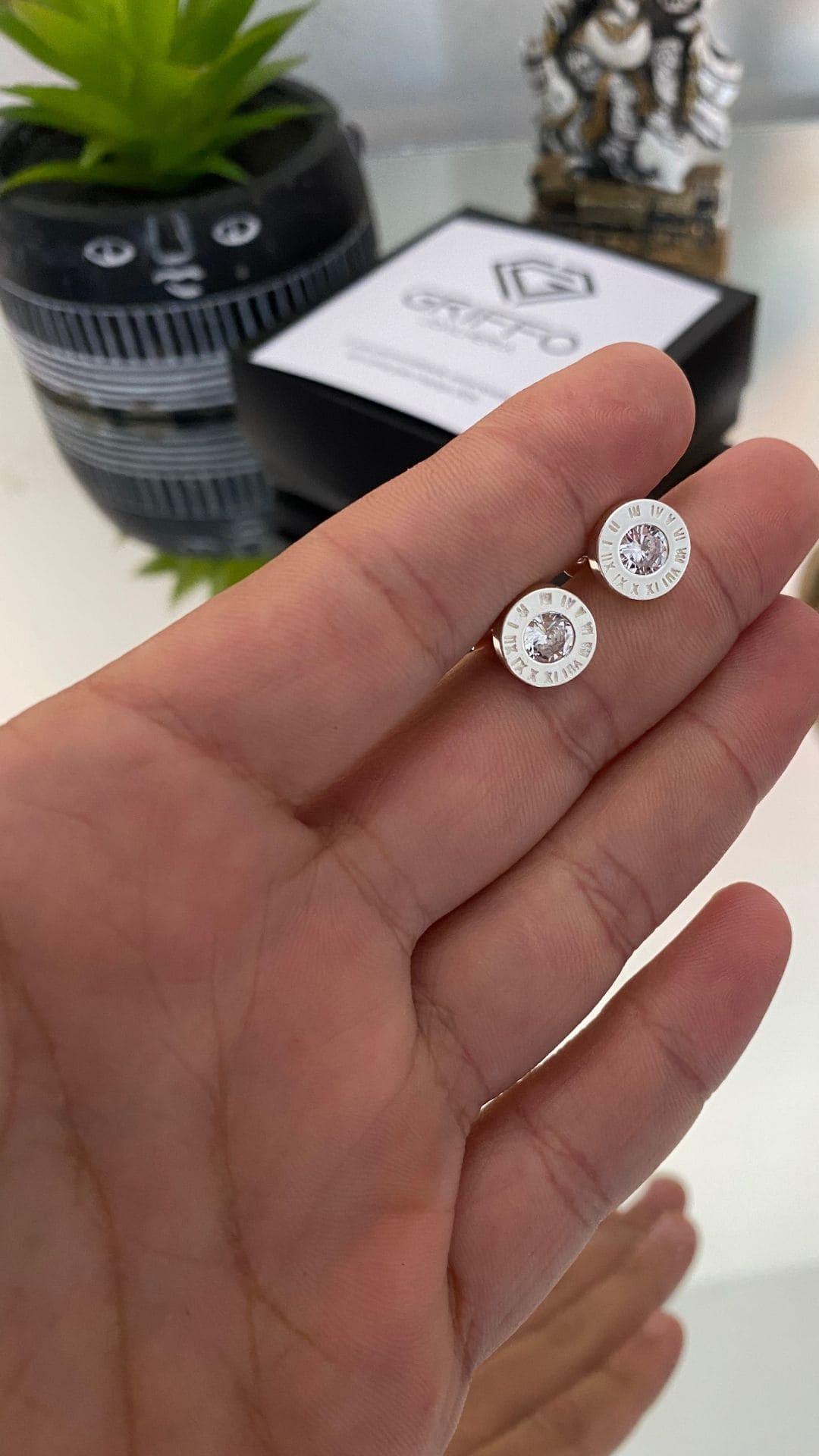 Brinco Romano com Zircônia
