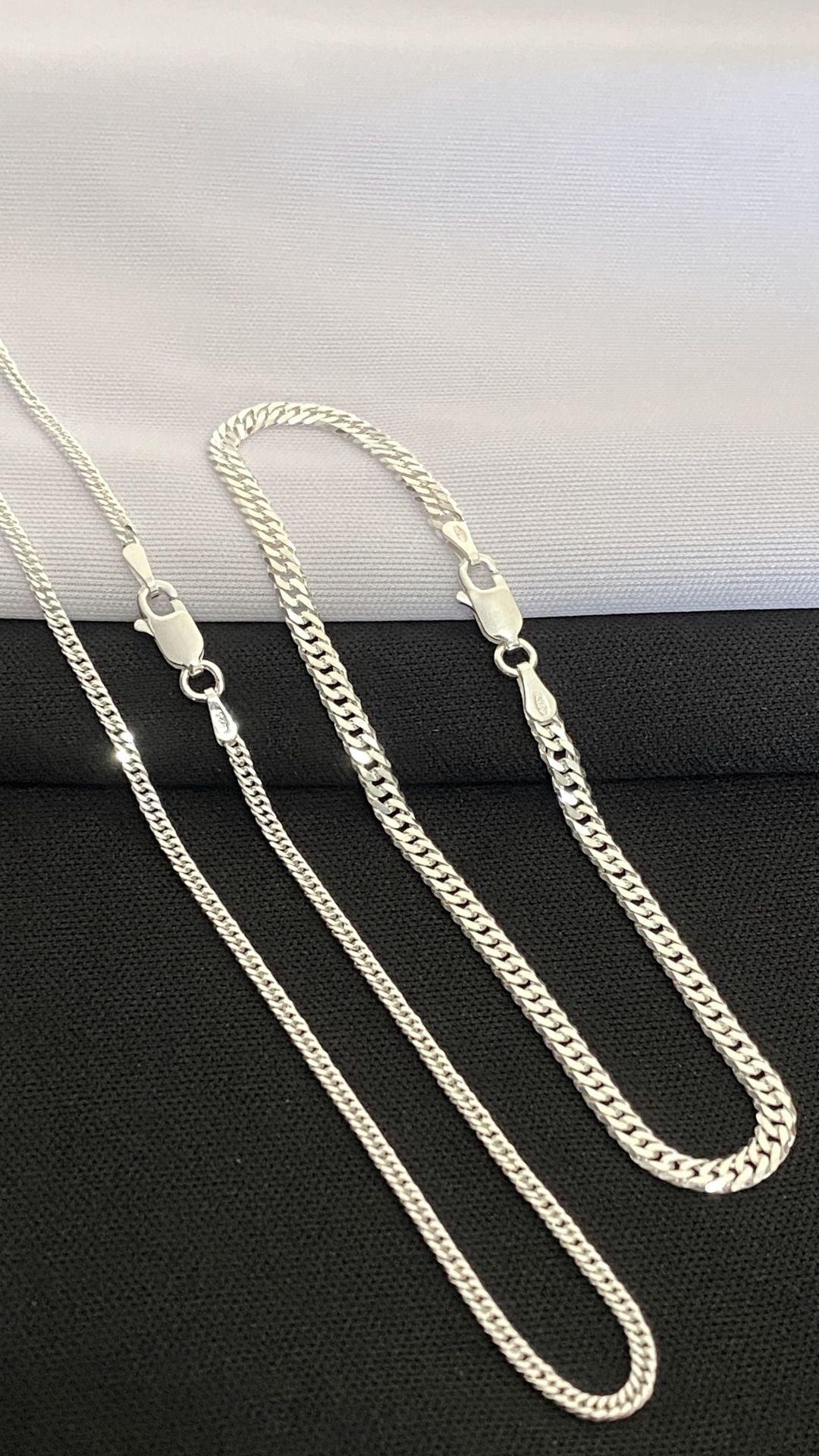 Conjunto Elo Duplo Corrente 2mm Pulseira 3mm - Griffo Joalheria