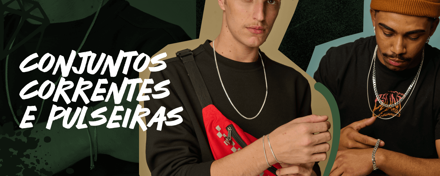 Conjuntos Corrente e Pulseira
