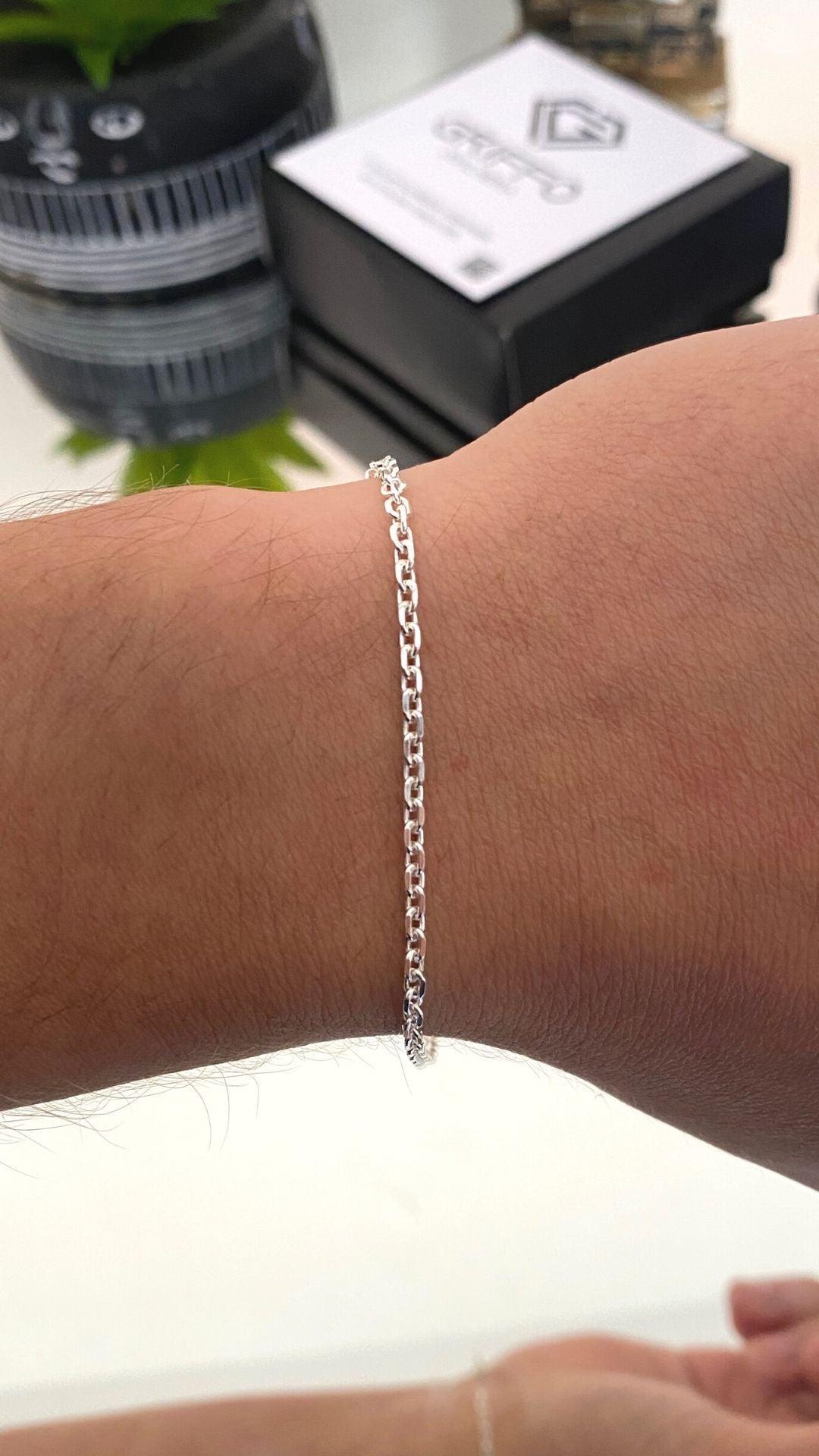 Pulseira Cadeado 2,5 Milímetros - Griffo Joalheria