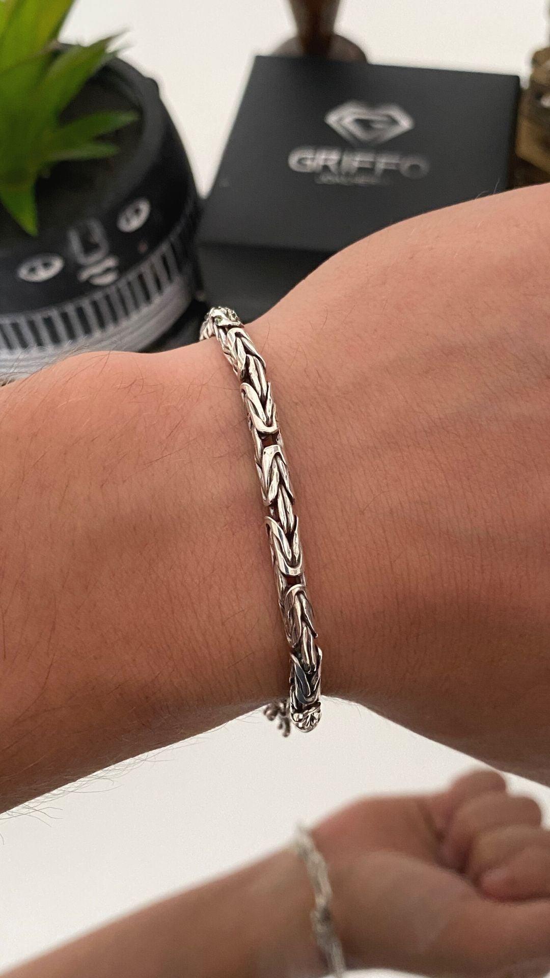 Pulseira Bali Fecho Dragão - Peruana - Griffo Joalheria