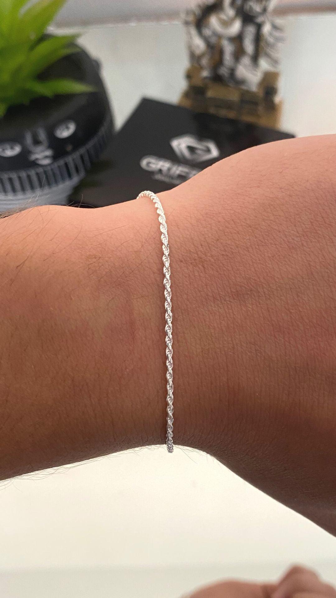 Pulseira Cordão Baiano 1,5 Milímetros - Griffo Joalheria